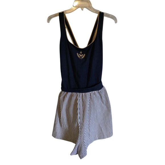 Jantzen Other - EUC Super Cute Jantzen One Piece Nautical Bathing Suit/Shorts